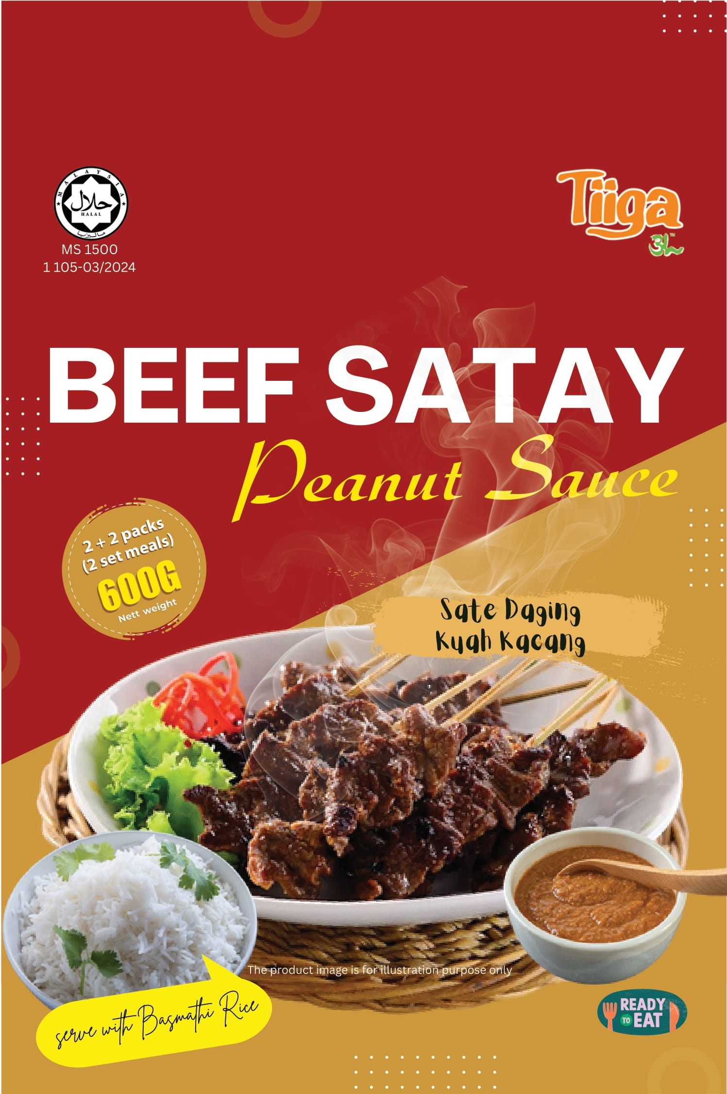 Beef Satay Pouch